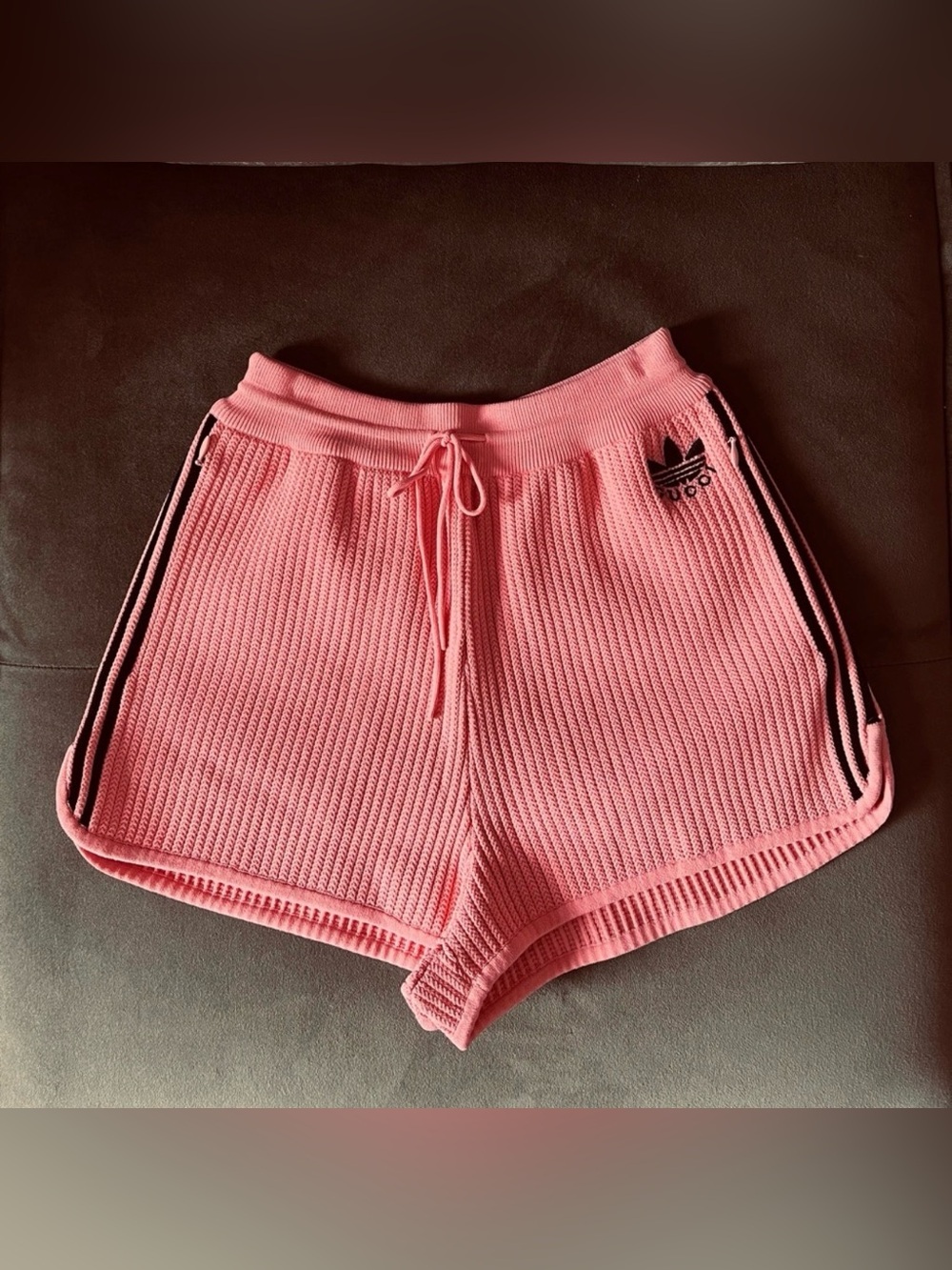 Gucci x Adidas Knit Shorts pink (fits up to medium)